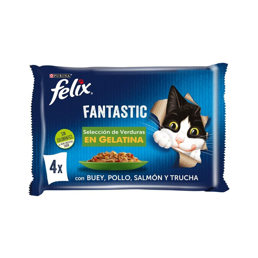 Felix Fantastic Seleccion de Verduras sobres en Gelatina