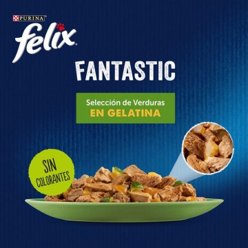 Felix Fantastic Seleccion de Verduras sobres en Gelatina