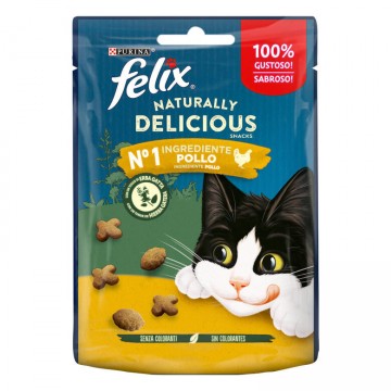 Felix Snacks para Gatos Naturally Delicious de Pollo