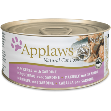 Applaws Lata Gatos 70 gr Caballa y Sardina