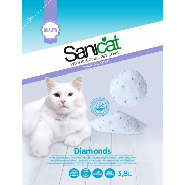 Sanicat Diamond Silic Gel Arena Gatos 3,8L