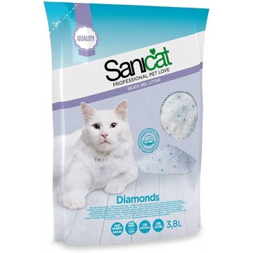 Sanicat Diamond Silic Gel Arena Gatos 3,8L