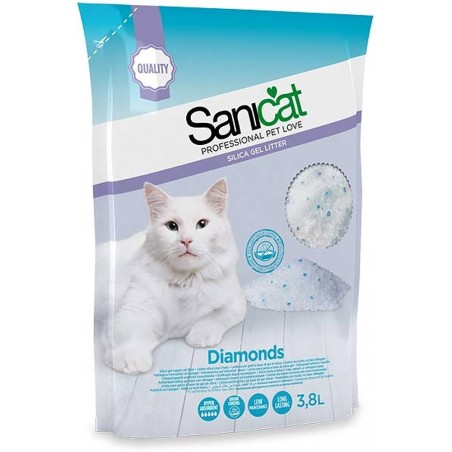 Sanicat Diamond Silic Gel Arena Gatos 3,8L