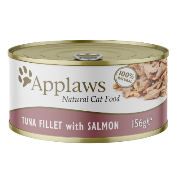 Applaws Lata Gatos 156 gr Atún y Salmón en caldo