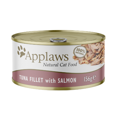 Applaws Lata Gatos 156 gr Atún y Salmón en caldo