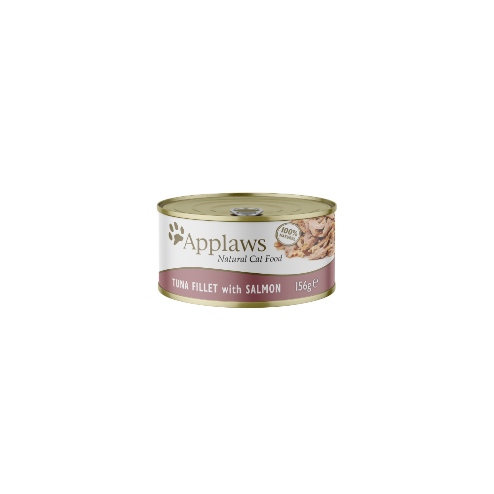 Applaws Lata Gatos 156 gr Atún y Salmón en caldo