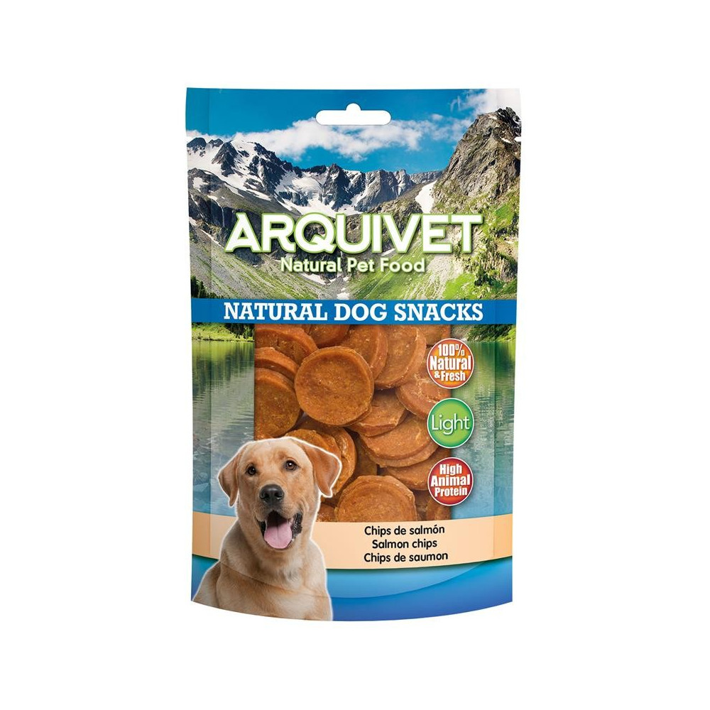 Arquivet Snack para Perros Chips de Salmón
