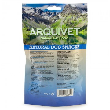 Arquivet Snack para Perros Chips de Salmón