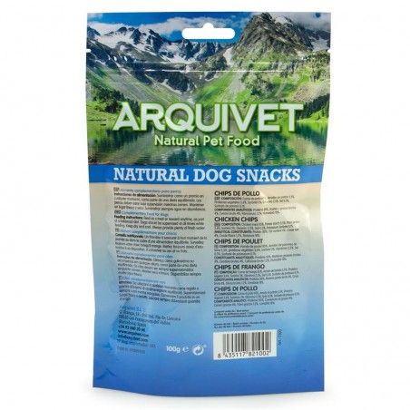 Arquivet Snack para Perros Chips de Pollo