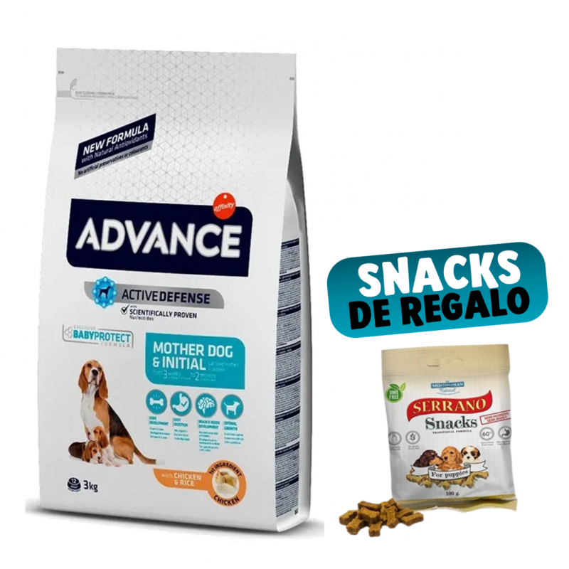 Advance Protect Mother & Initial Puppy. Para cachorros y madres gestantes  PESO 3 Kg