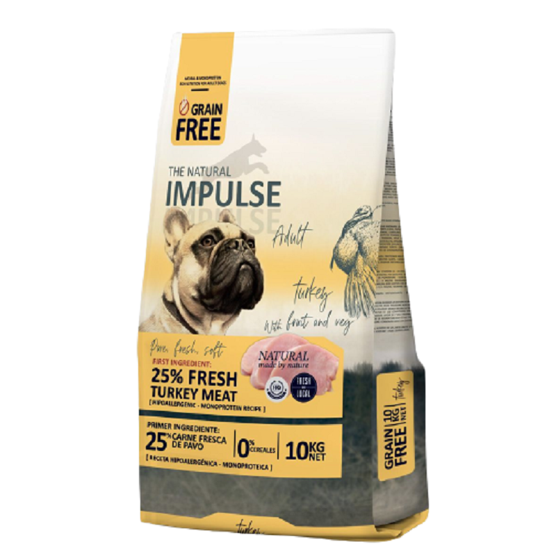 The Natural Impulse Dog Grain Free Adult Pavo