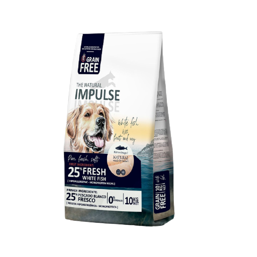 The Natural Impulse Dog Grain Free Adult Pescado Blanco