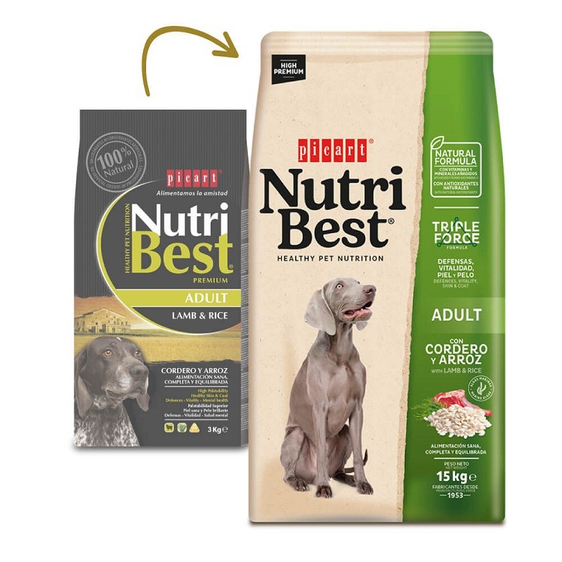 ULTIMA Nature alimento para perros medianos con cordero bolsa 3 Kg