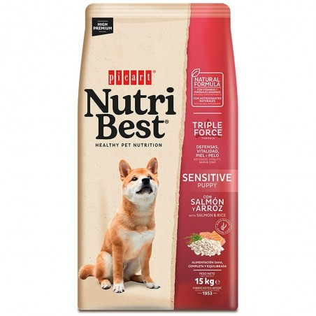 Picart Nutribest Puppy Sensitive Salmon and Rice