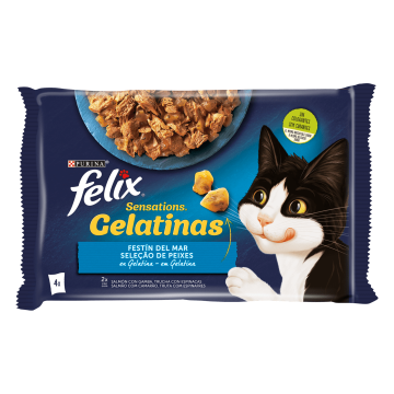 Felix Sensations sobres en Gelatina Festín del Mar