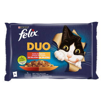 Felix Duo Festín de Sabores sobres en Gelatina