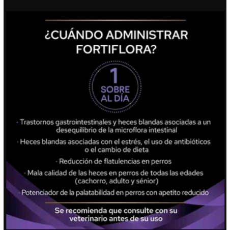 Purina ProPlan FortiFlora probiótico para perros