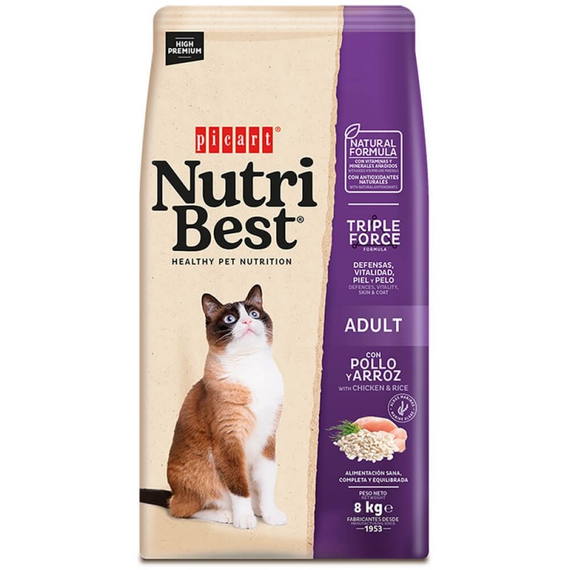 Picart Nutribest Cat Adult Chicken and Rice