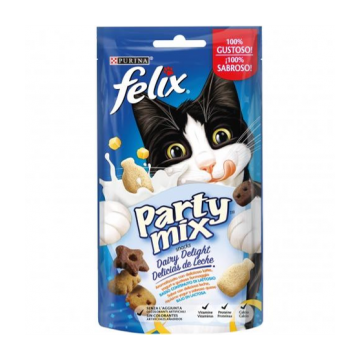Felix Party Mix Snacks Delicias de Leche 60 gr