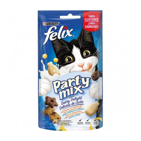 Felix Party Mix Snacks Delicias de Leche 60 gr