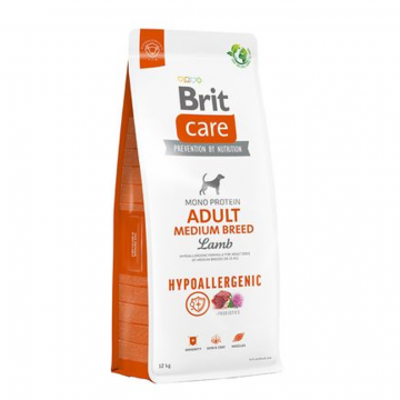 Brit Care Dog Adult Medium Breed Hypoallergenic Cordero 12Kg