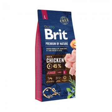 Brit Premium By Nature Junior LARGE saco 15 Kg
