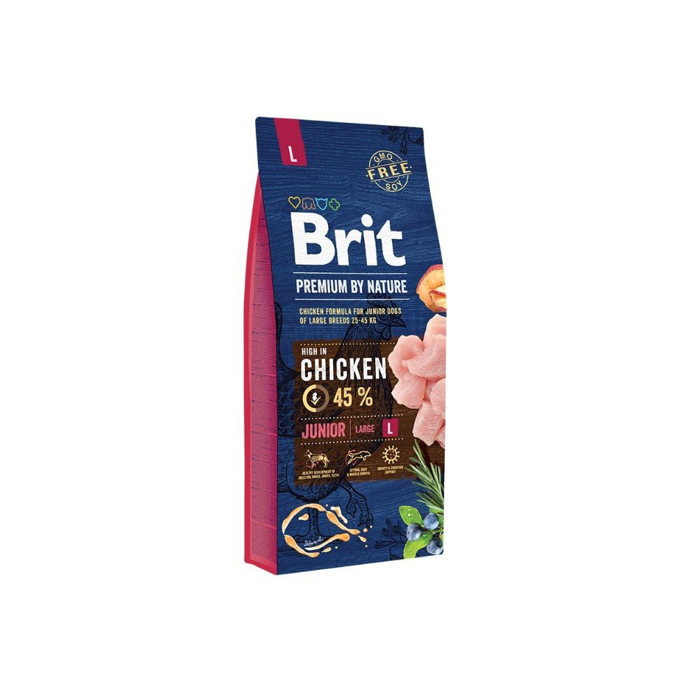 Brit Premium By Nature Junior LARGE saco 15 Kg