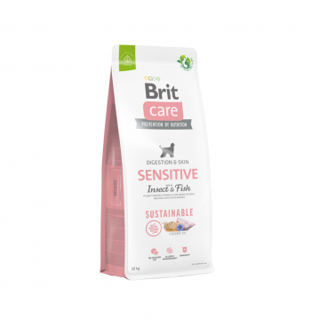 Brit Care Dog Sensitive Sustainable Digest and Skin Pescado e Insecto 12 Kg