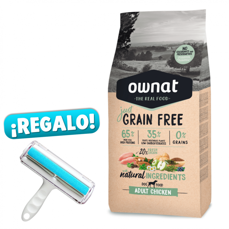 Ownat Just Grain Free Light Pienso sin cereales para sobrepeso