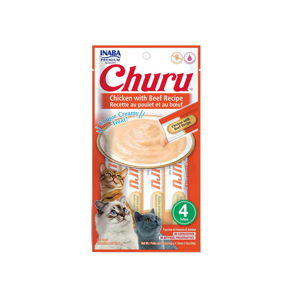 Churu Cat Receta de Pollo con Buey