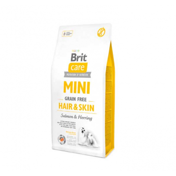 Brit Care Mini Grain Free Hair & Skin Salmón y Arenque