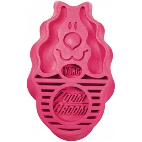 KONG Cepillo de Goma Perros Zoom Groom