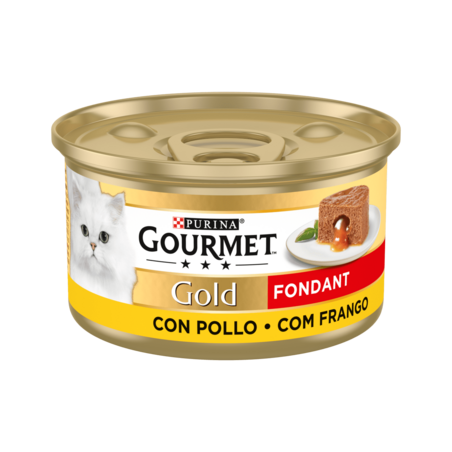Purina Lata para gatos GOURMET GOLD Fondant Pollo