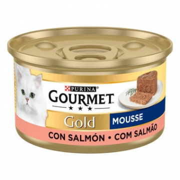 Purina Lata para gatos GOURMET GOLD Mousse Salmon