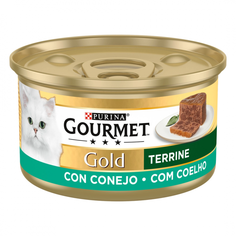 Purina Lata para gatos GOURMET GOLD Terrine Conejo