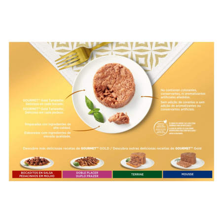 Purina Lata para gatos GOURMET GOLD Tartallette Multipack