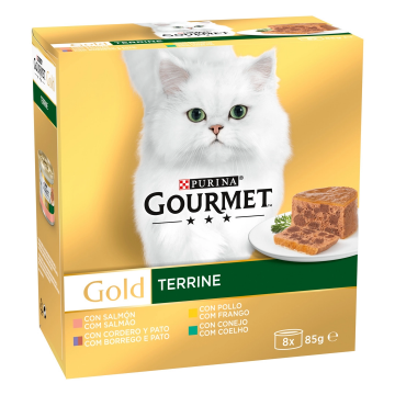 Purina Lata para gatos GOURMET GOLD Terrine Surtido Multipack