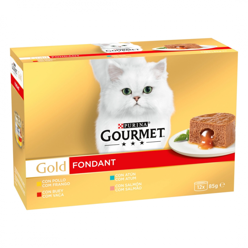 Purina Lata para gatos GOURMET GOLD Fondant Multipack