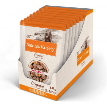 Imagen de Nature´s Variety Wet Paté de Buey - Perros Medium/Maxi - Pack 8 x 300 gr