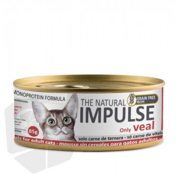 The Natural Impulse Latas para gatos Ternera  85 gr