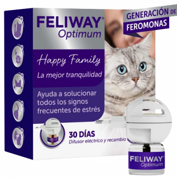 Feliway Optimum Difusor + Recambio 48 ml