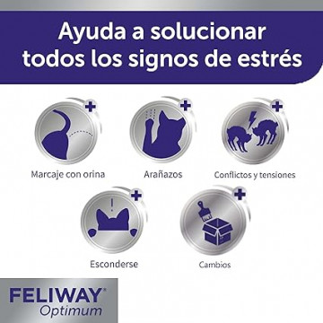 Feliway Optimum Difusor + Recambio 48 ml