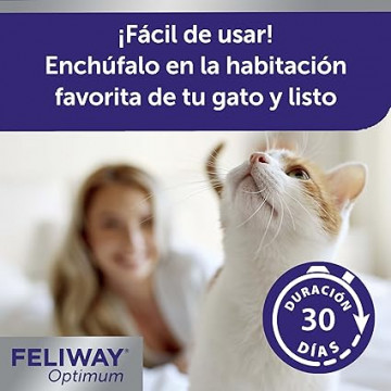 Feliway Optimum Difusor + Recambio 48 ml