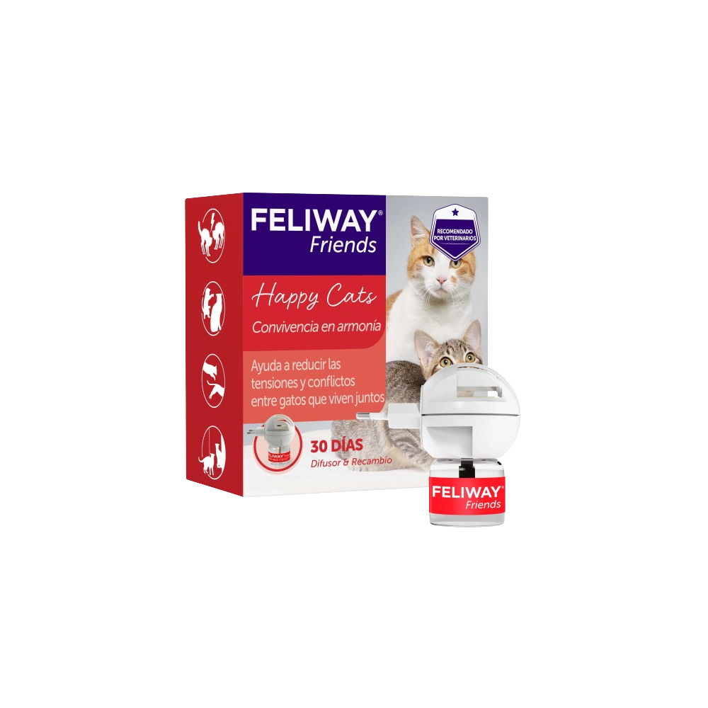 Feliway Friends Difusor + Recambio 48 ml