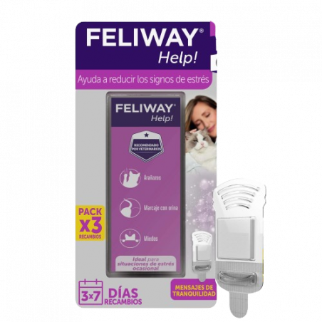 Feliway Help Recambio  Pack 3
