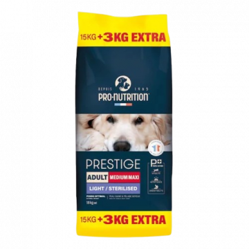 Flatazor Prestige Adult Medium Light & Sterilized 15 + 3 Kg