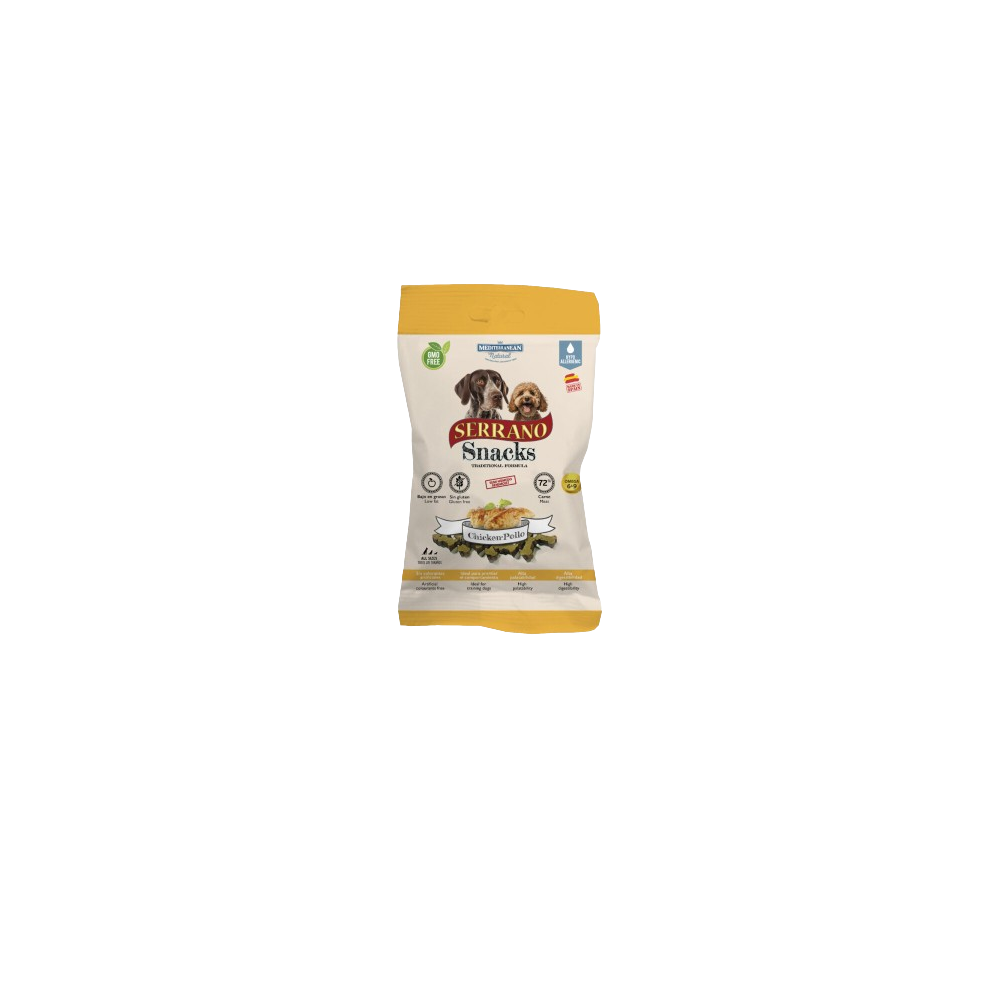 Mediterranean Serrano Snacks 100 grs sabor POLLO