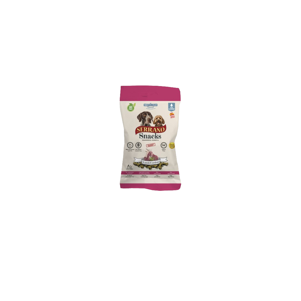 Mediterranean Serrano Snacks 100 grs sabor CORDERO