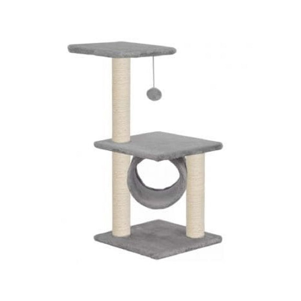 Rascador para Gatos con 2 pisos y cilindro 40x37x85cm