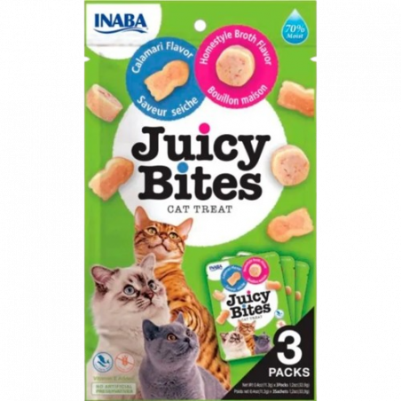 Churu Cat Juicy Bites Calamar y Caldo casero